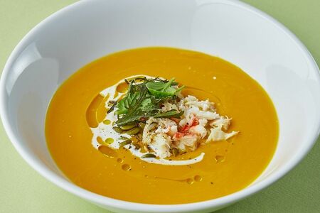 Тыквенный крем-суп с Креветками