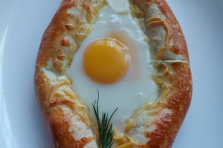 Хачапури Лодочка мясная с овощами