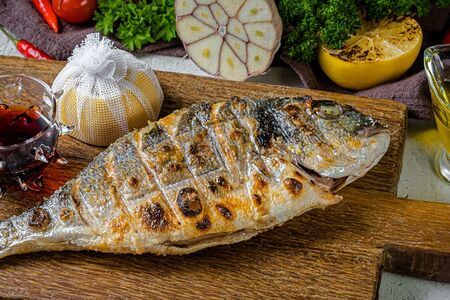 Дорадо на углях