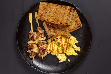 Ланч Якитори и скремблер