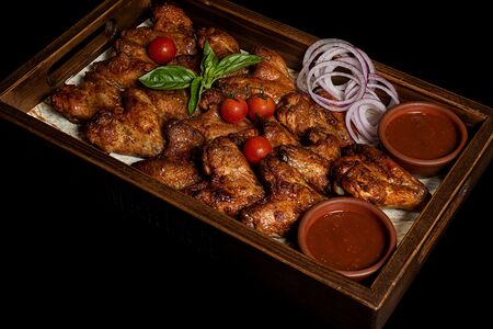 Крылышки на мангале