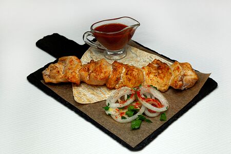 Шашлык из куриной грудки