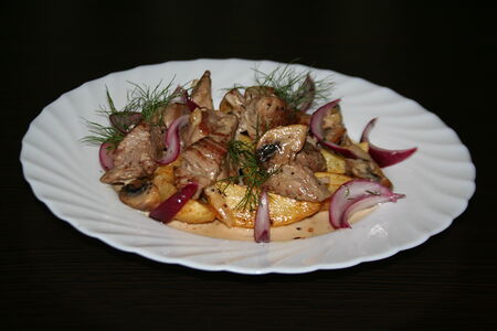 Свинина в сливочном соусе