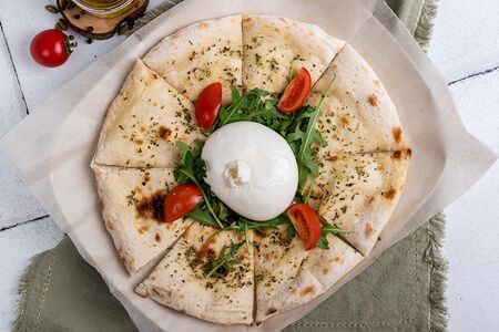 Focaccia con Buratta