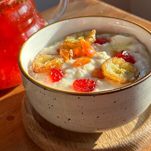 Овсяная каша на кокосовом молоке