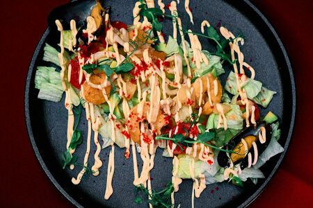 Салат с морепродуктами