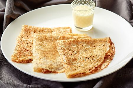 Блины со сгущенкой