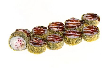 Темпура с угрем и крабом