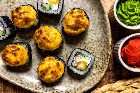 Чёрный дракон запеченный