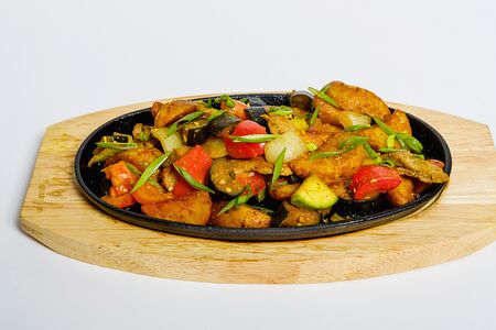 Жаркое по-домашнему с курицей