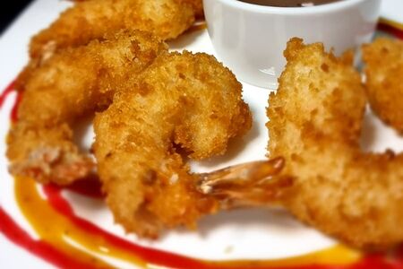 Креветки темпура