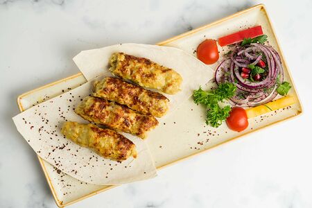 Люля-кебаб из курицы с сыром
