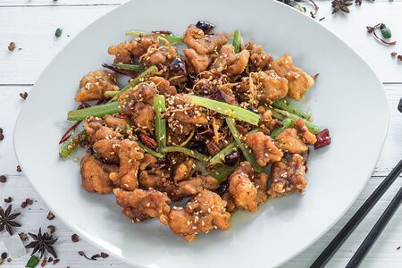 Курица с перцем чили