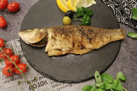 Сибас на гриле