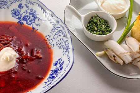 Борщ с телятиной