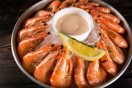 Охлаждённые креветки