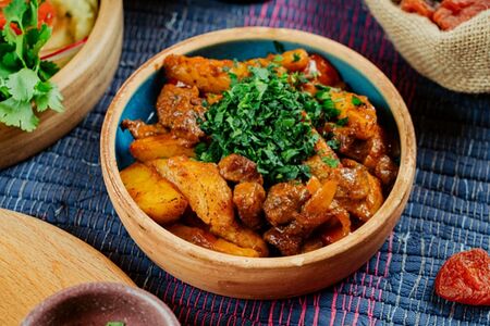 Оджахури с курицей