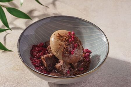 Шоколадный с муссом