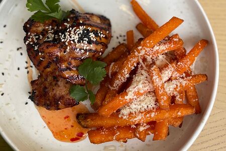 Цыпленок с бататом