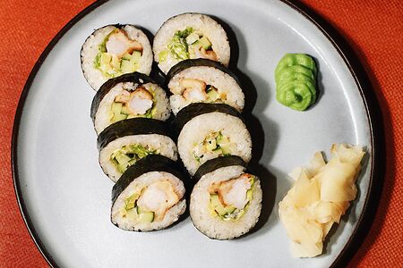 Кимпаб с креветкой