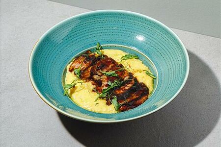 Ризотто с тыквой и уткой