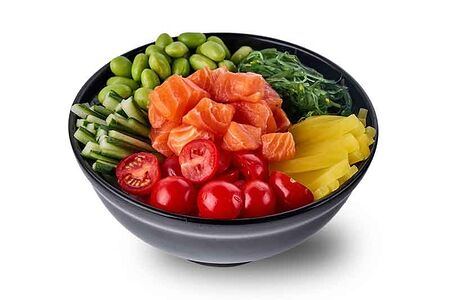 Поке с лососем