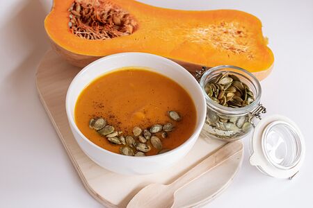 Тыквенный крем-суп веган Vegan