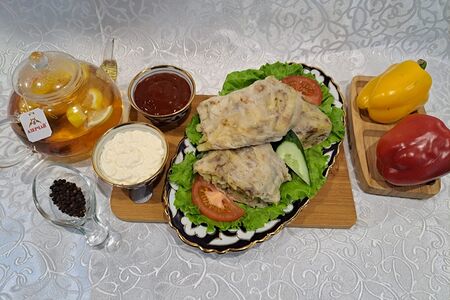 Хонум с рубленым мясом