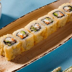 Горячий ролл темпура с угрём