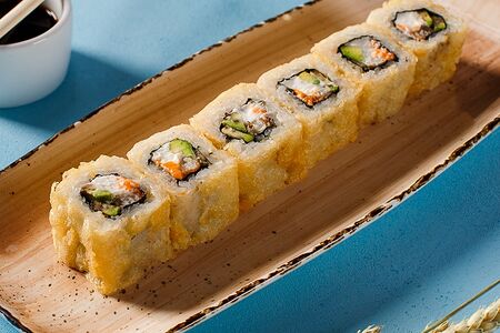 Горячий ролл темпура с угрём