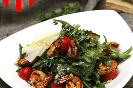 Креветки с авокадо