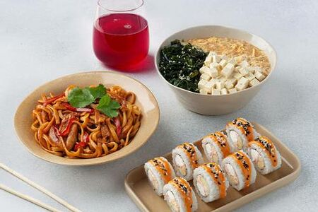 Бизнес-ланч Азиатский с морсом