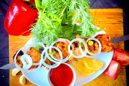 Шашлык из курицы