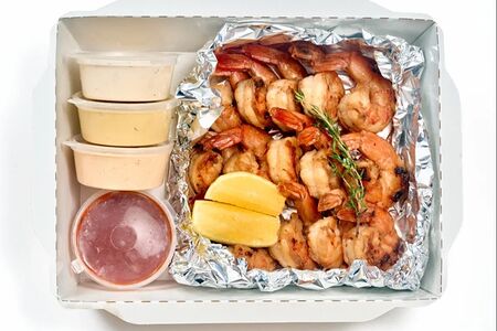 Сет 90 креветок гриль