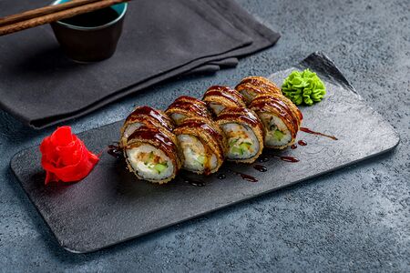 Ролл Темпура с угрем