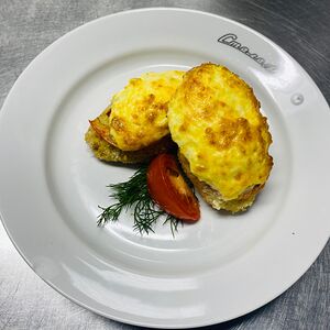 Язычок куриный под сыром