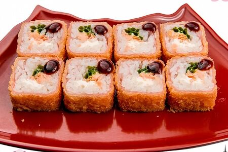 Мамэ с лососем