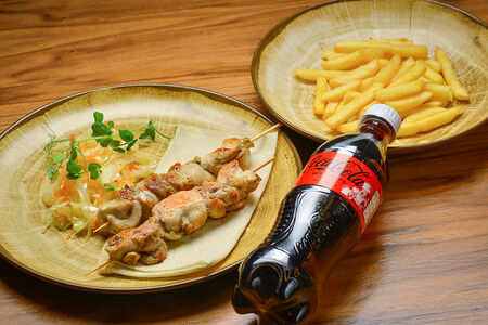 Комбо гриль с шашлыком из курицы