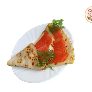 Блины с семгой