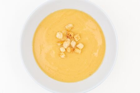 Крем-суп гороховый гренками