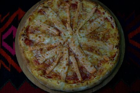 Пицца с сёмгой