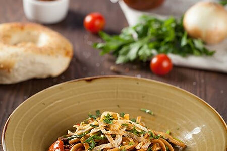 Ковурма-лагман с говядиной