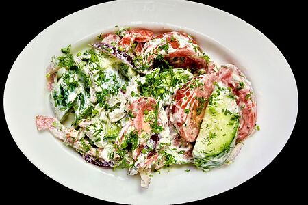 Салат Летний со сметаной