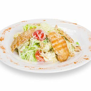Цезарь с курицей и баранками