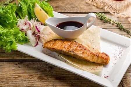 Шашлык из семги