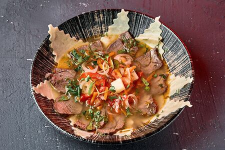 Бешбармак с телятиной