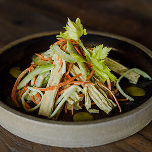 Соевая спаржа с японским соусом