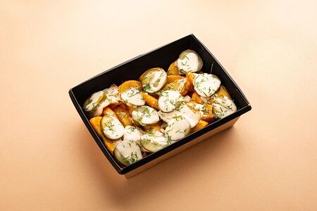 Картофель с курицей