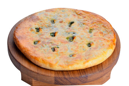 Хачапури со шпинатом и сыром