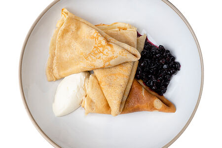 Блины со сливочным кремом